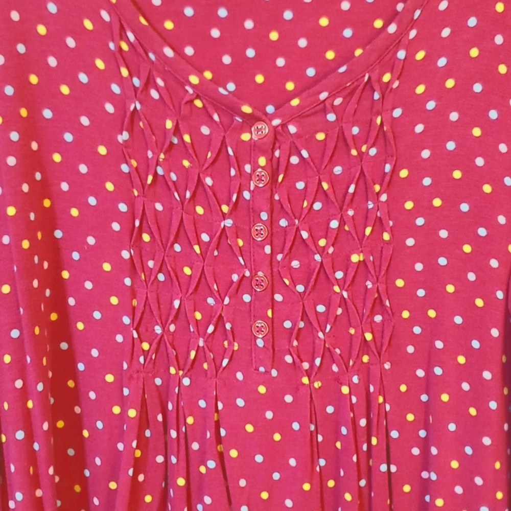 Pink polka-dot shirt - Picture 2 of 5
